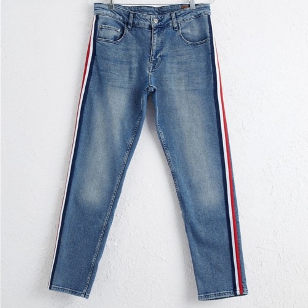 ASOS Slim fit jeans with stripe